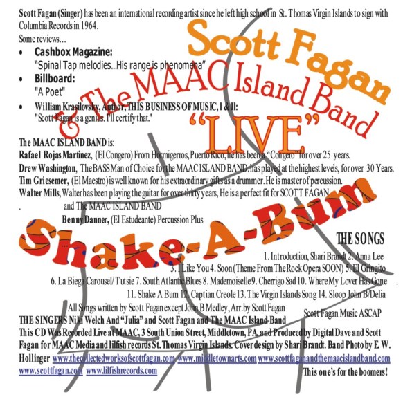 Shake-A-Bum Back Back Cover, "Shake A Bum"